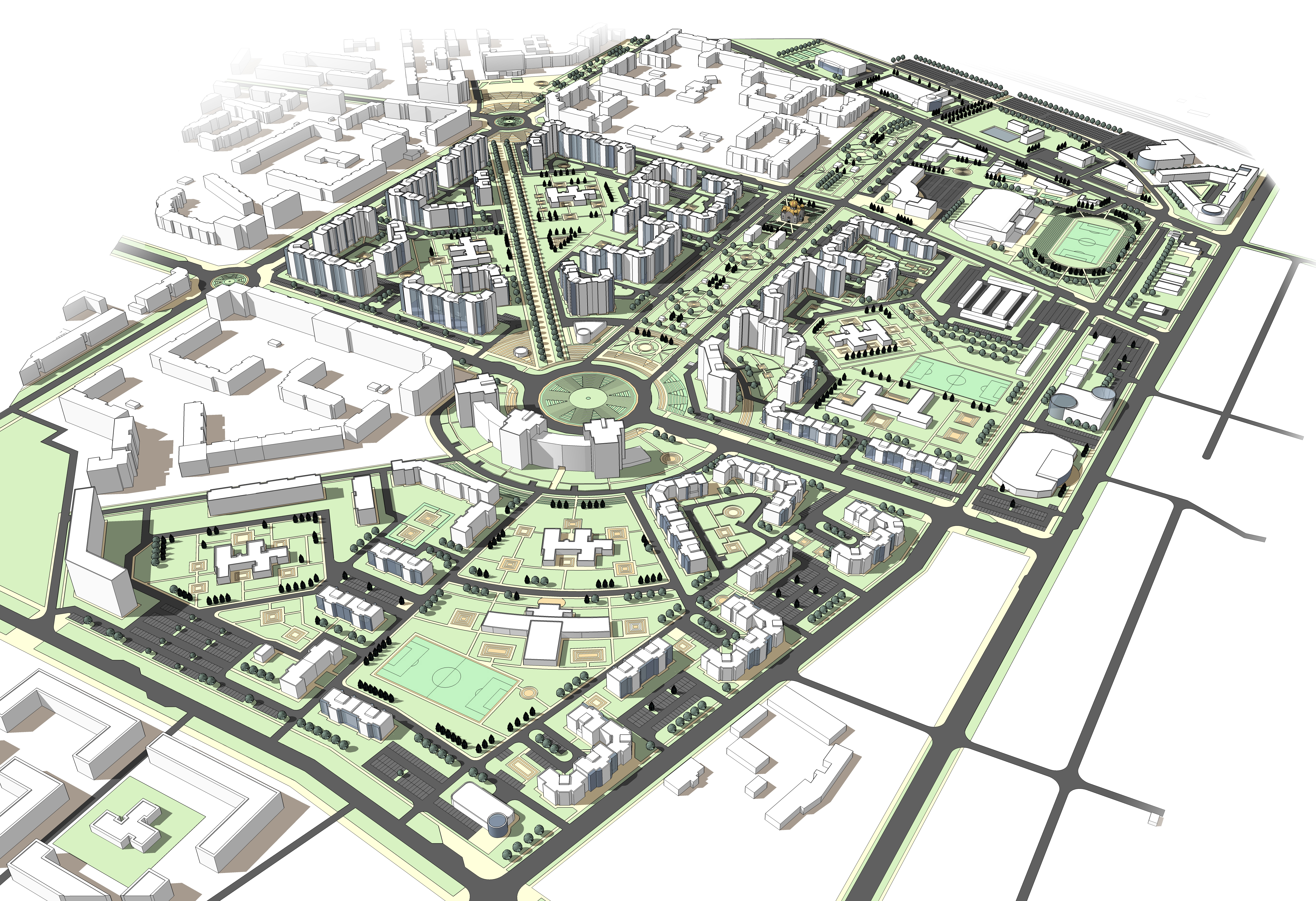 Градостроительный проект зеленый город